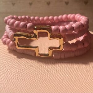 Multi- Strand Cross Bracelet